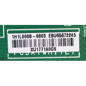 MAIN PARA TV LG / NUMERO DE PARTE EBU65672245 / EAX68209006(1.1) / 1H1L000B-0003 / XU1771A0G9 / MODELO 32LM627BPUA.BUSELJM / 32LM627BPUA